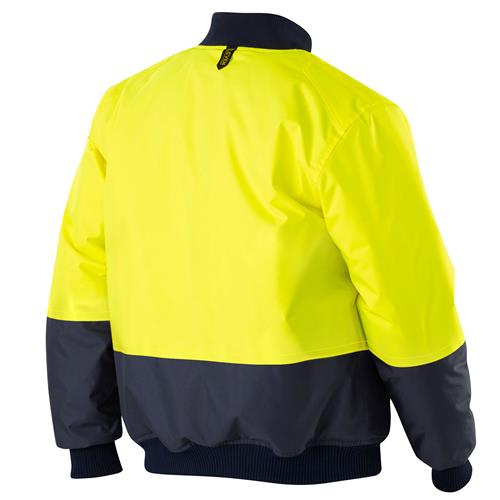 Hi Vis Spliced Bomber Jacket 